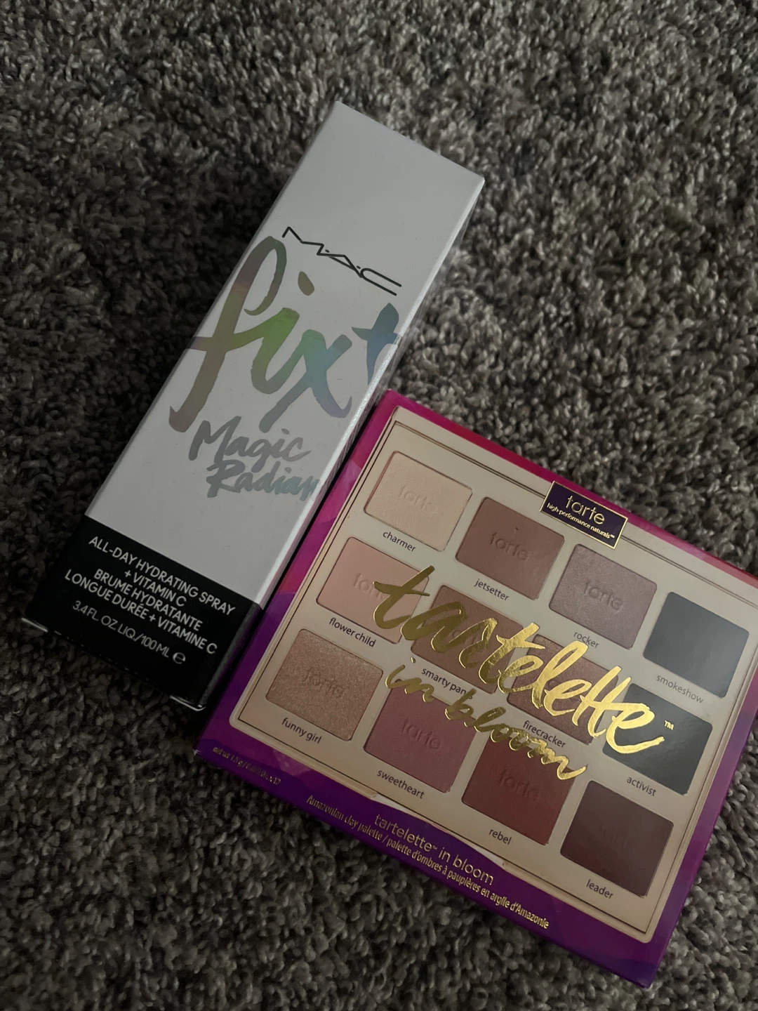 $135 together MAC Fix Magic Radiance & Tarte Eyeshadow Palette