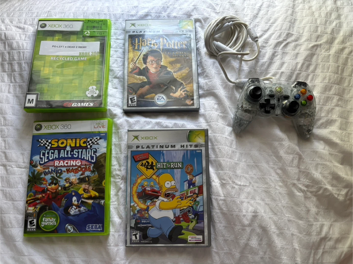 Xbox 360 Games & Controller
