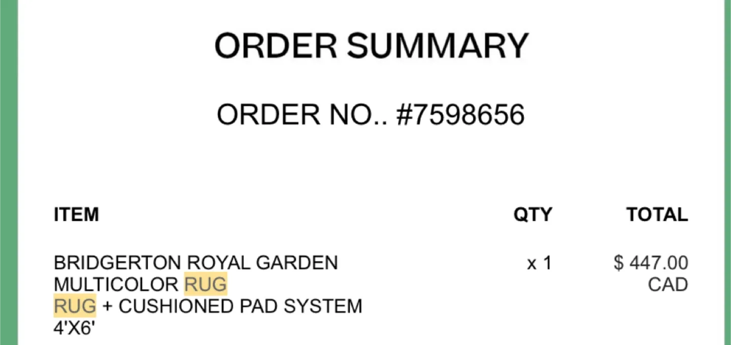 Ruggable Bridgerton multicolor rug + Cushioned Pad image indicator(5)