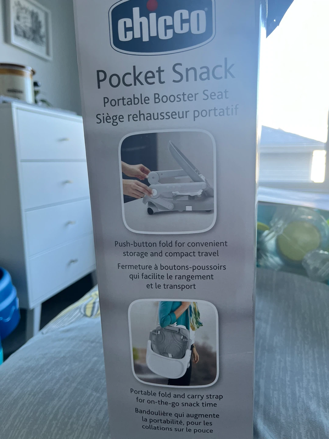 Chicco Pocket Snack Portable Booster Seat - New in Box - photo 3