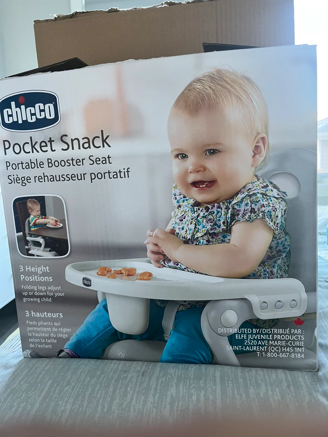 Chicco Pocket Snack Portable Booster Seat - New in Box - photo 2