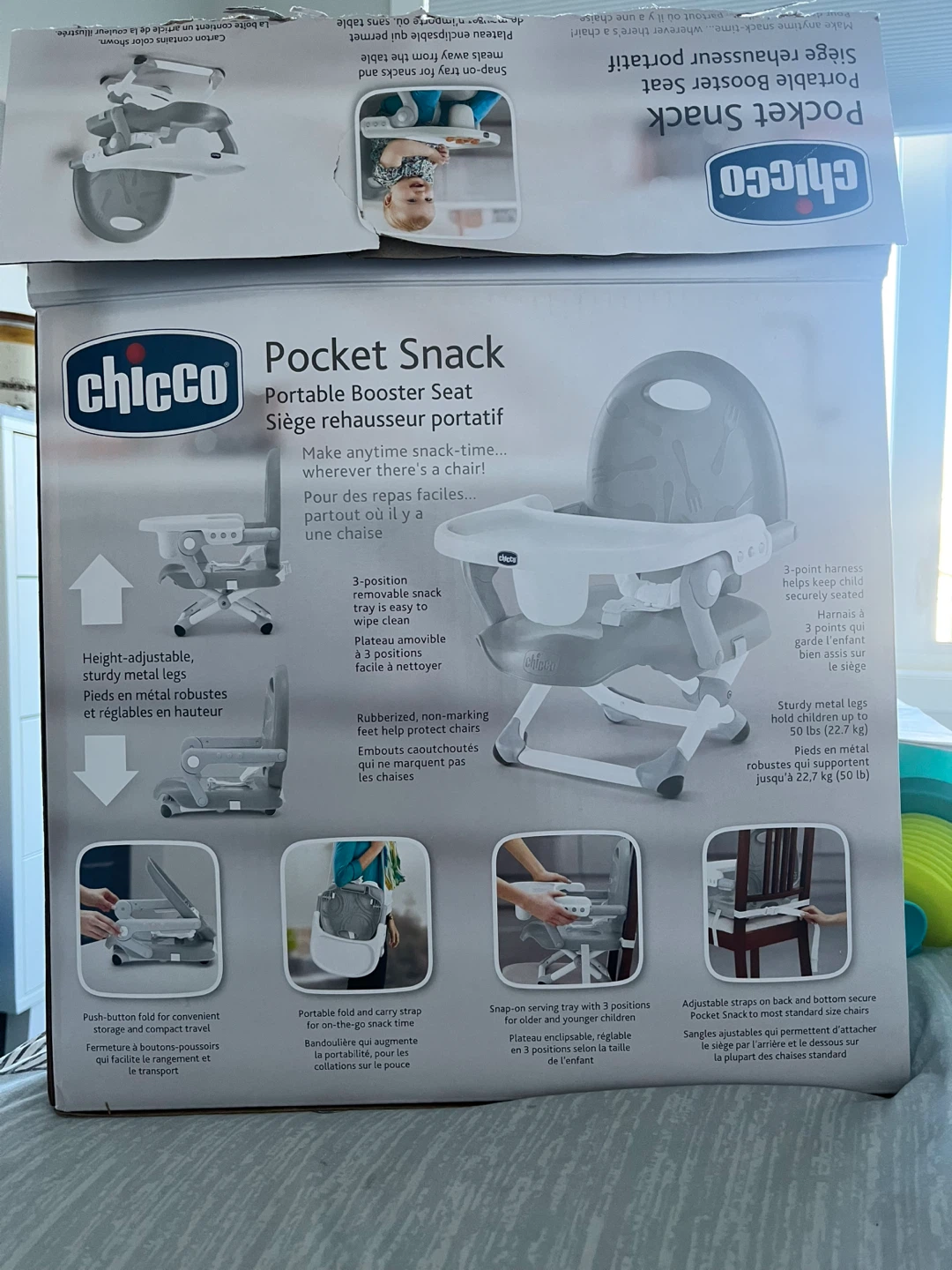 Chicco Pocket Snack Portable Booster Seat - New in Box - photo 4