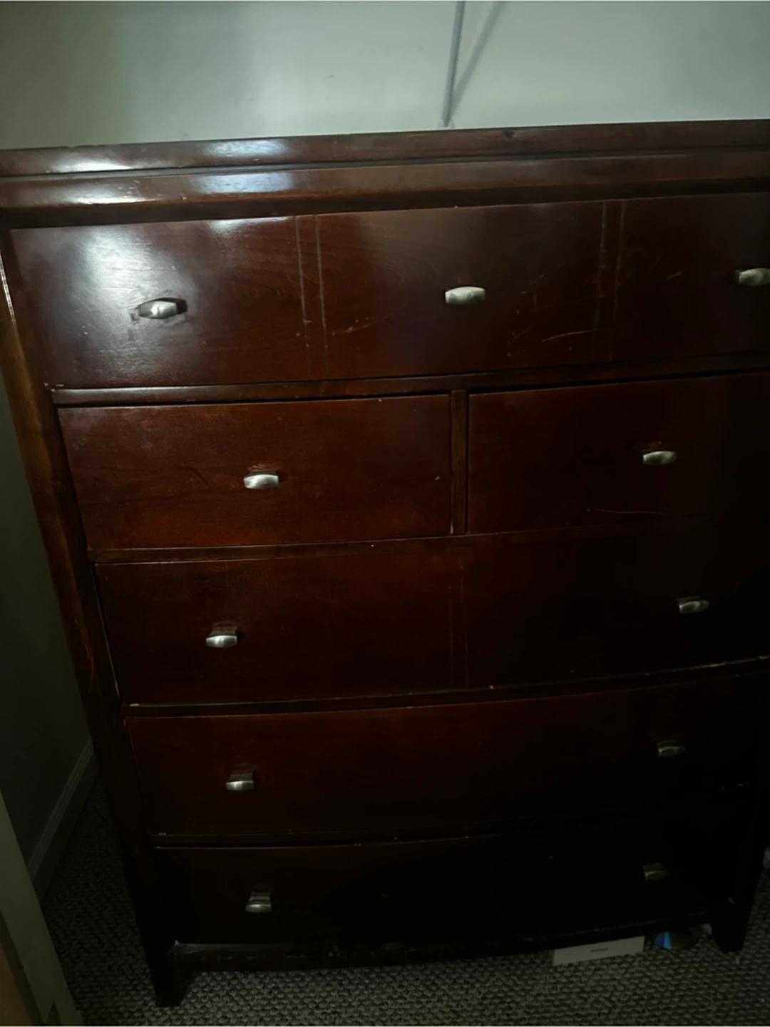 Brown Wooden Dresser