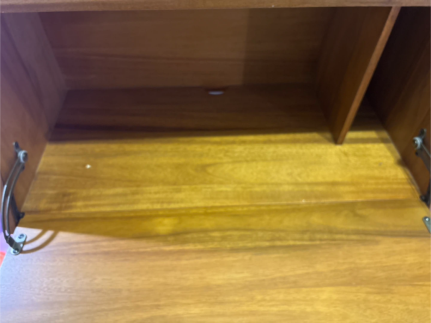 Mid-Century Modern Wood Secretary Desk - photo 3