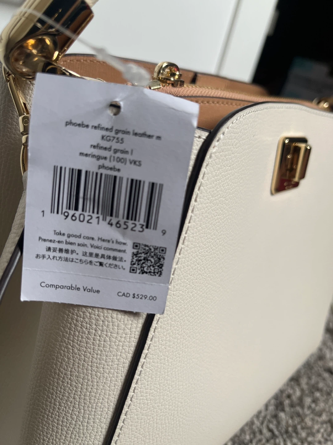 $240Kate Spade Phoebe Refined Grain Leather Satchel - photo 2