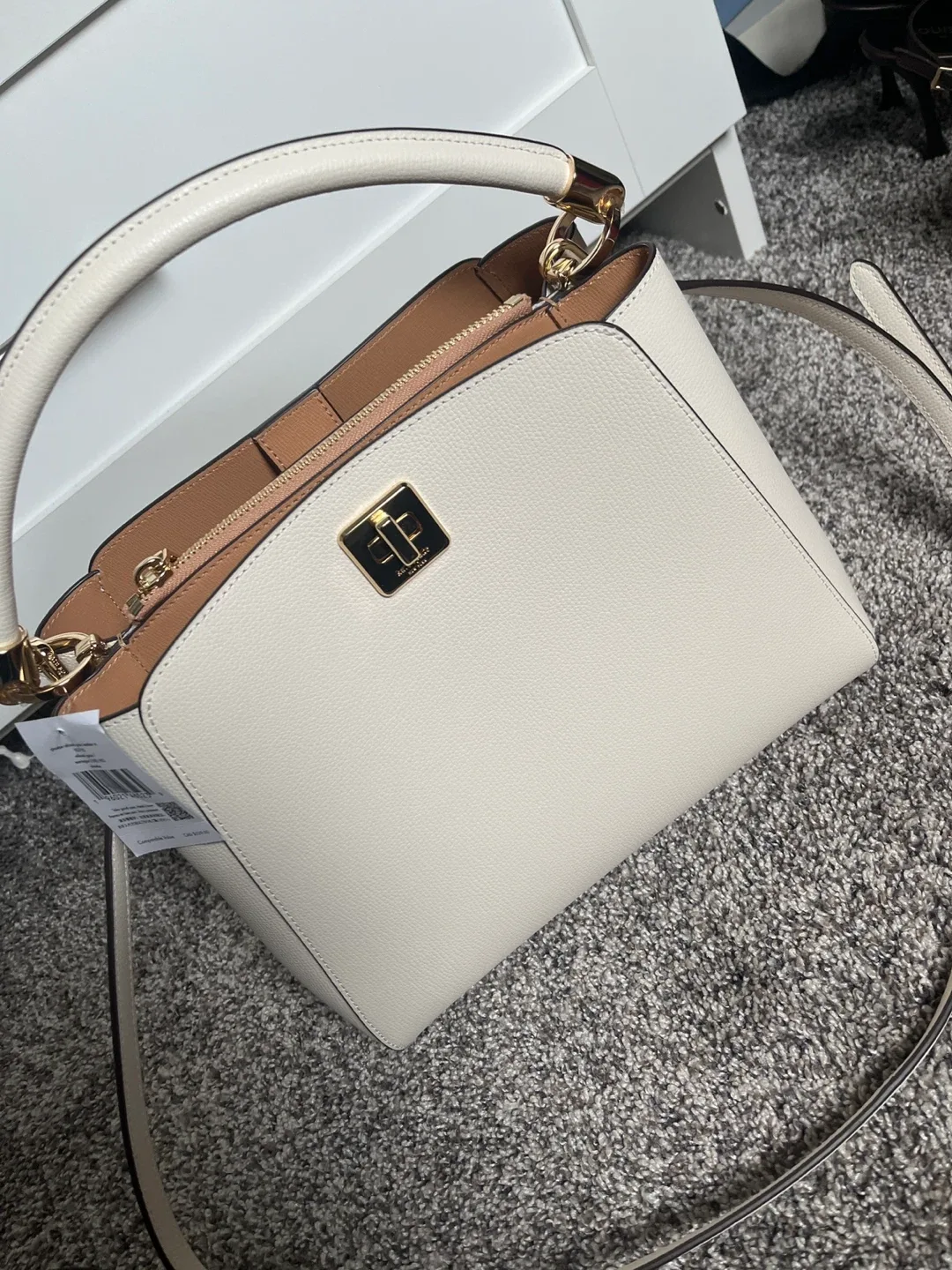 $240Kate Spade Phoebe Refined Grain Leather Satchel thumbnail