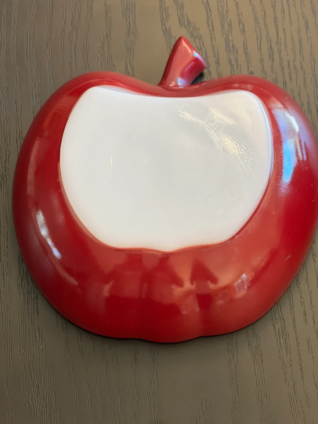 Hazel-Atlas "Orchard" red milk glass apple bowls - set of 4 image indicator(4)