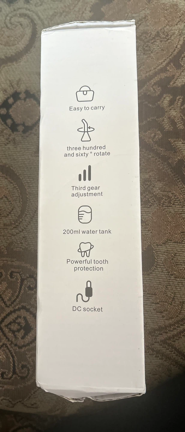 Oral Irrigator Portable Rechargeable Water pick colour white - photo 2