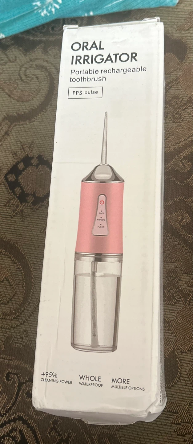 Oral Irrigator Portable Rechargeable Water pick colour white