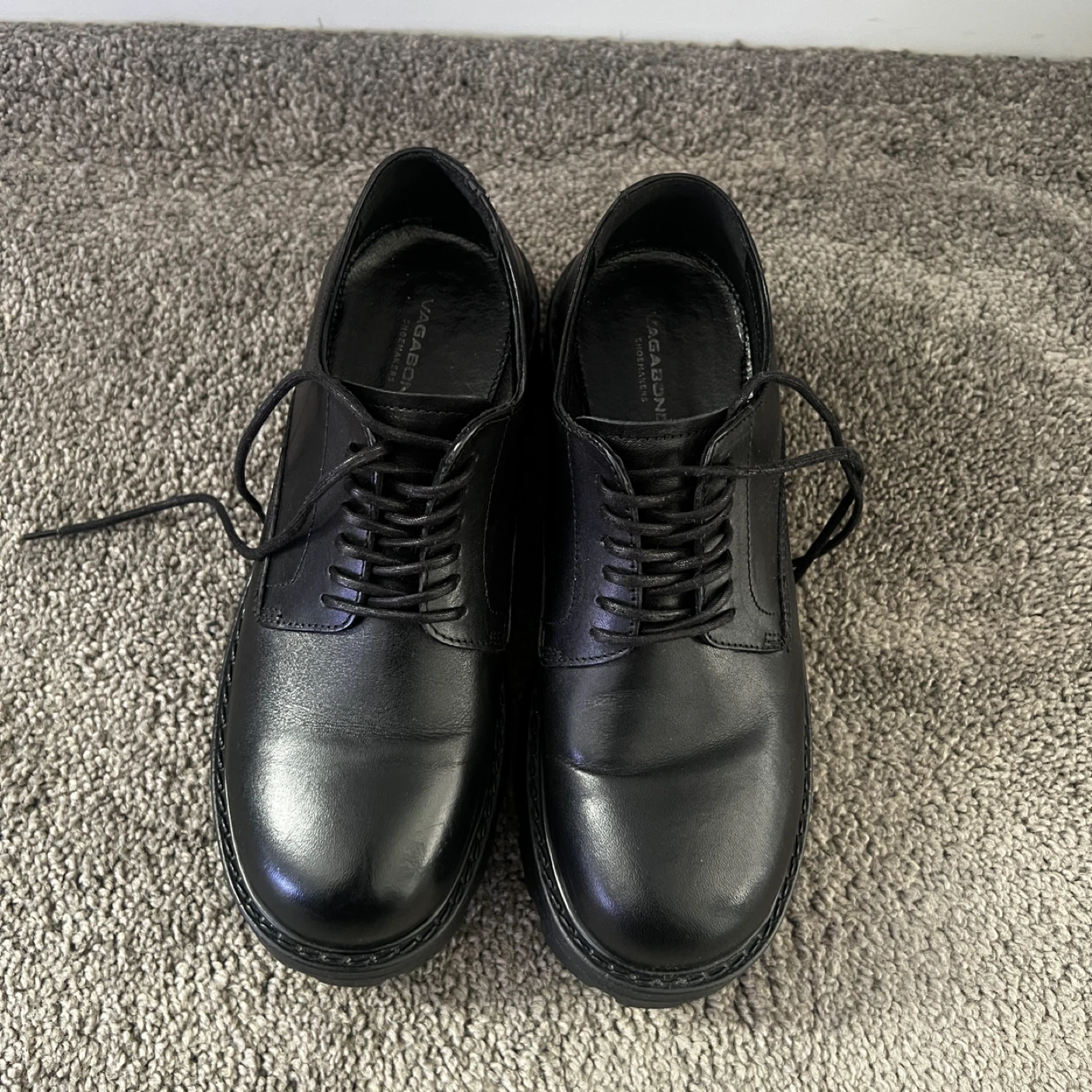 Vagabond Shoemakers Black Leather Oxford Shoes - photo 2