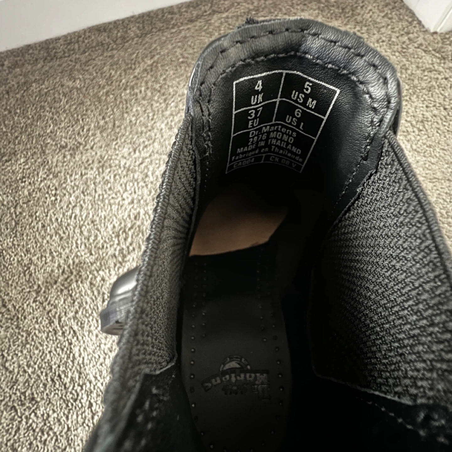 Dr. Martens 2976 Mono Black Chelsea Boots - US 6 - photo 5