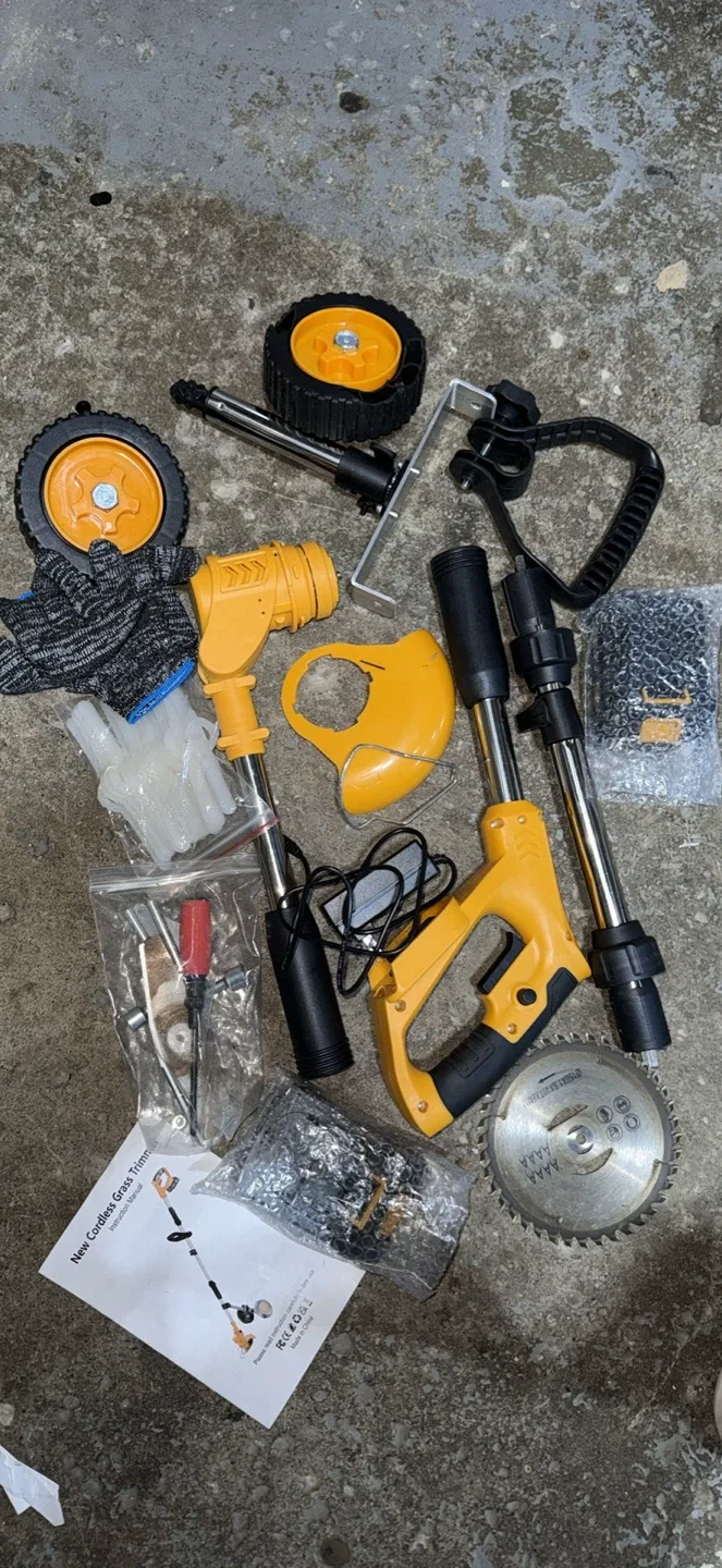 Lazenry Electric Weed Wacker with Wheels image indicator(10)