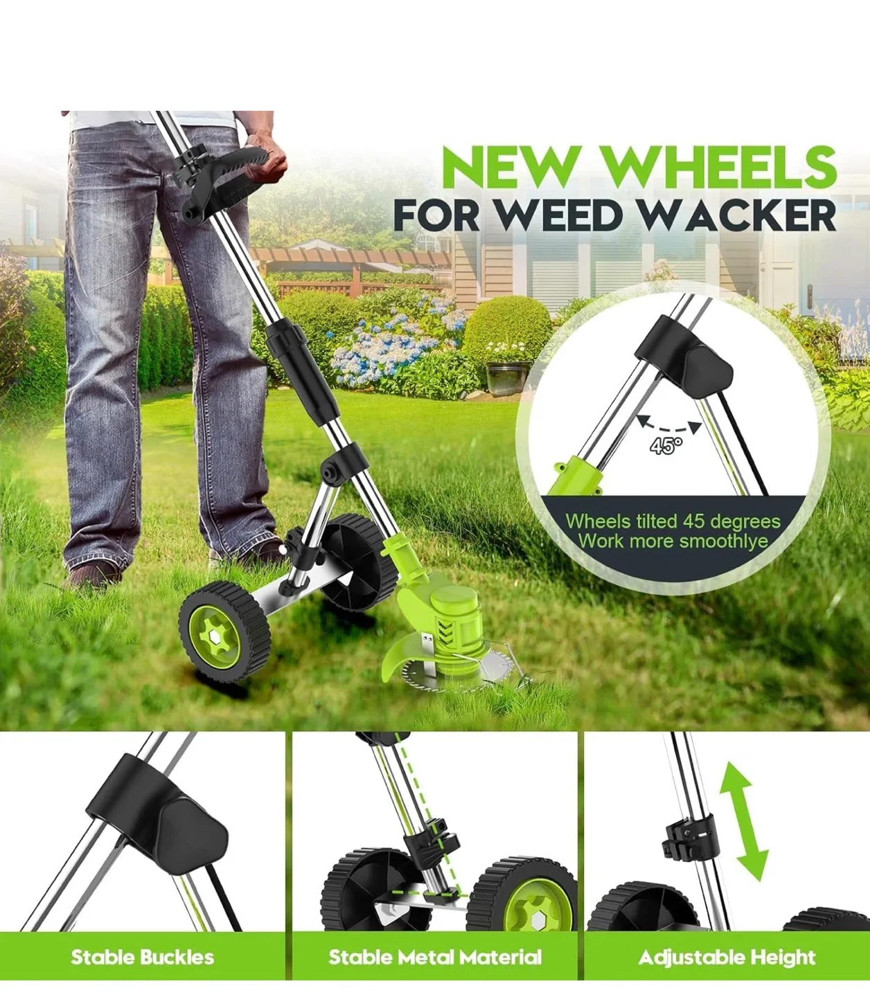 New 3-in-1 Cordless Grass Trimmer/Edger Kit image indicator(4)