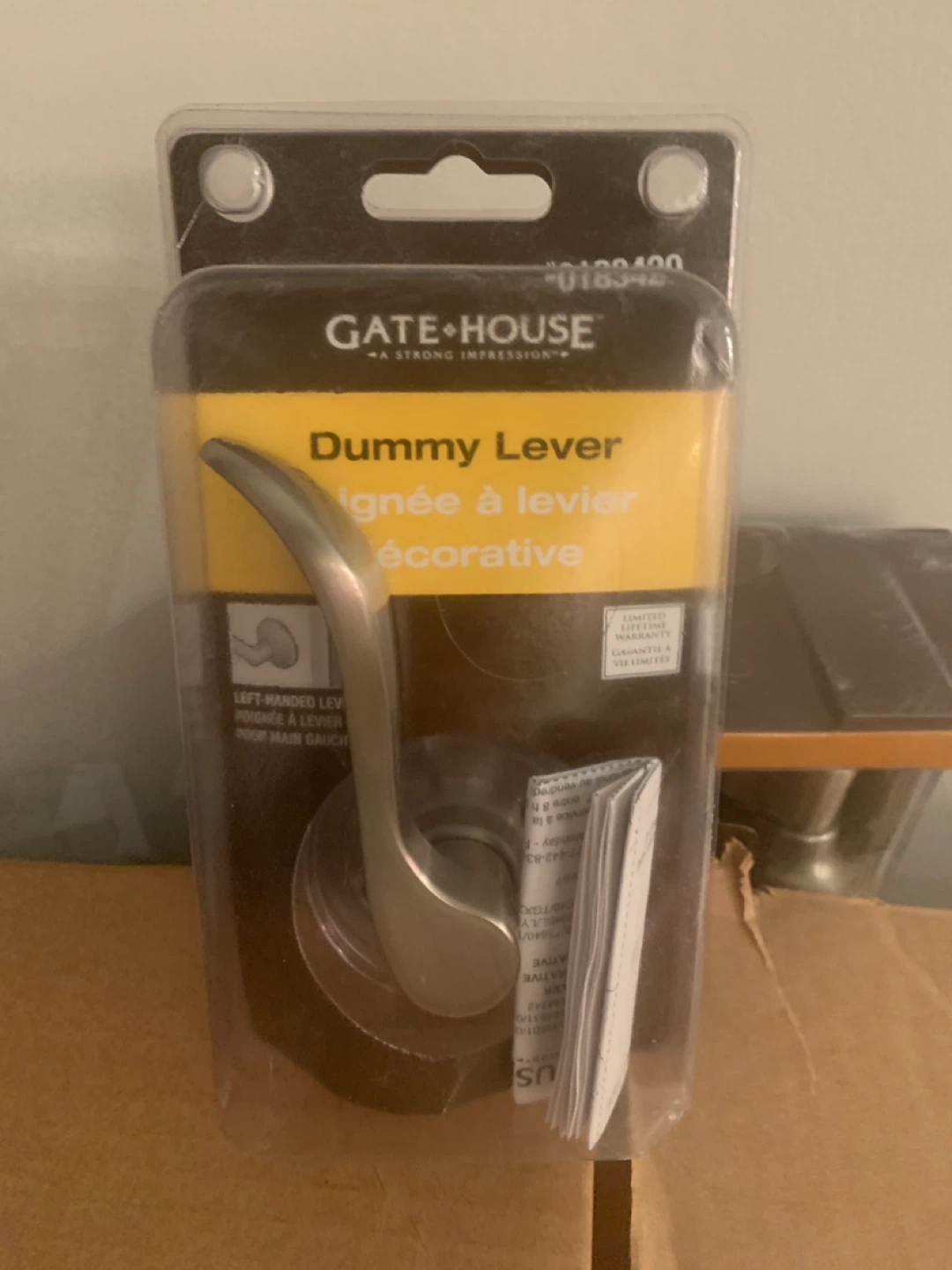 Gate House Dummy Lever - New in Package