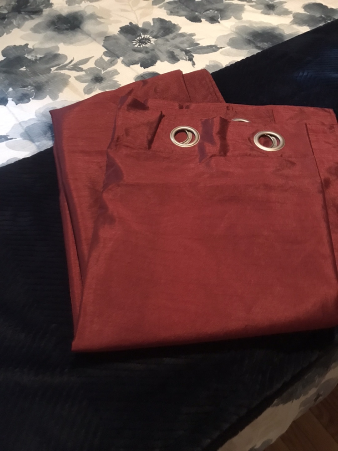 Burgundy Window Curtains