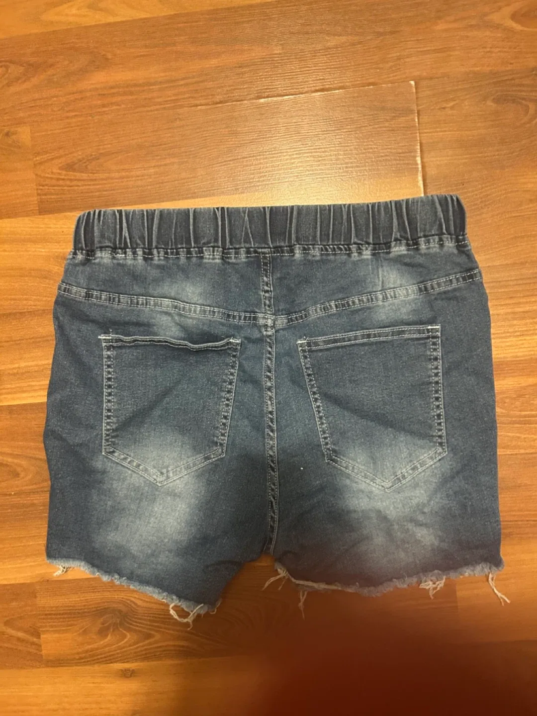 Distressed Denim Shorts - Size Small image indicator(2)