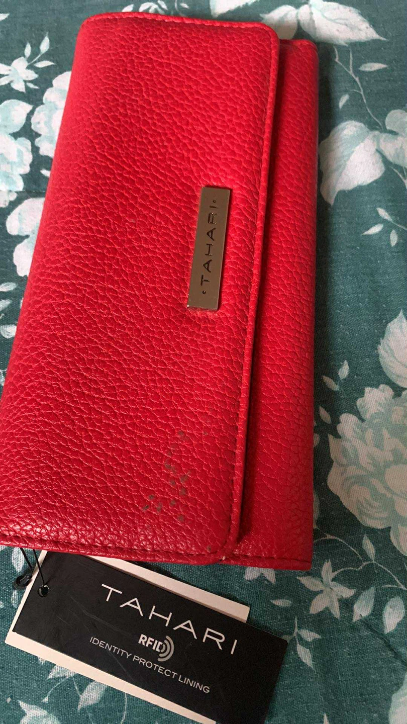 Tahari Red RFID Wallet