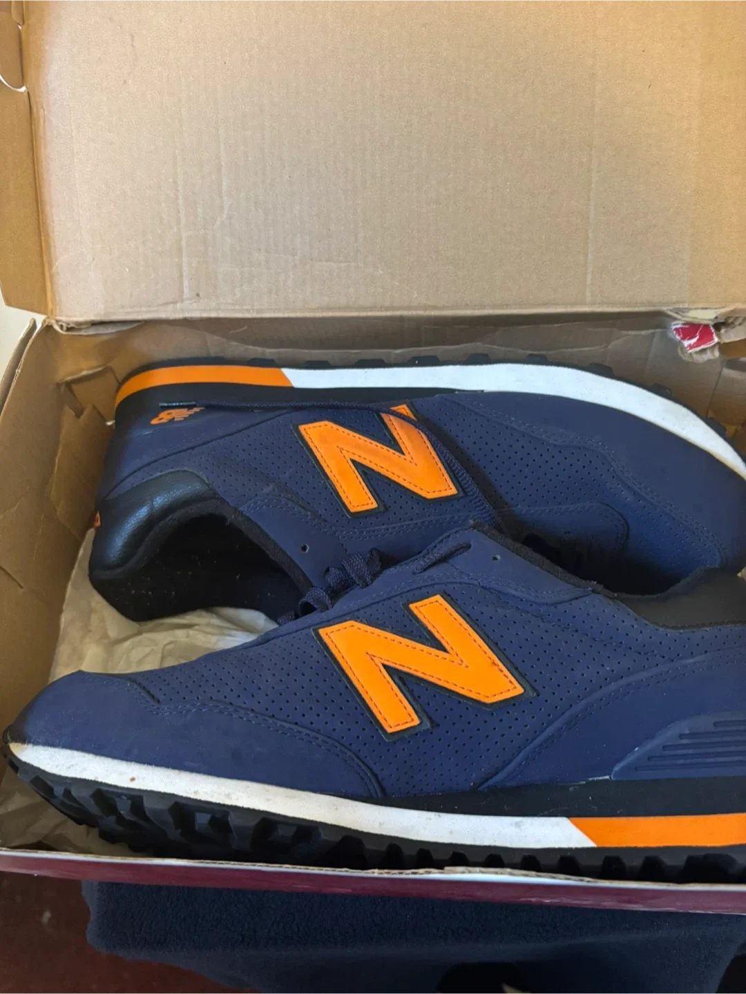 New Balance 515 Classics Blue/Orange - Men's Size 13 image indicator(3)