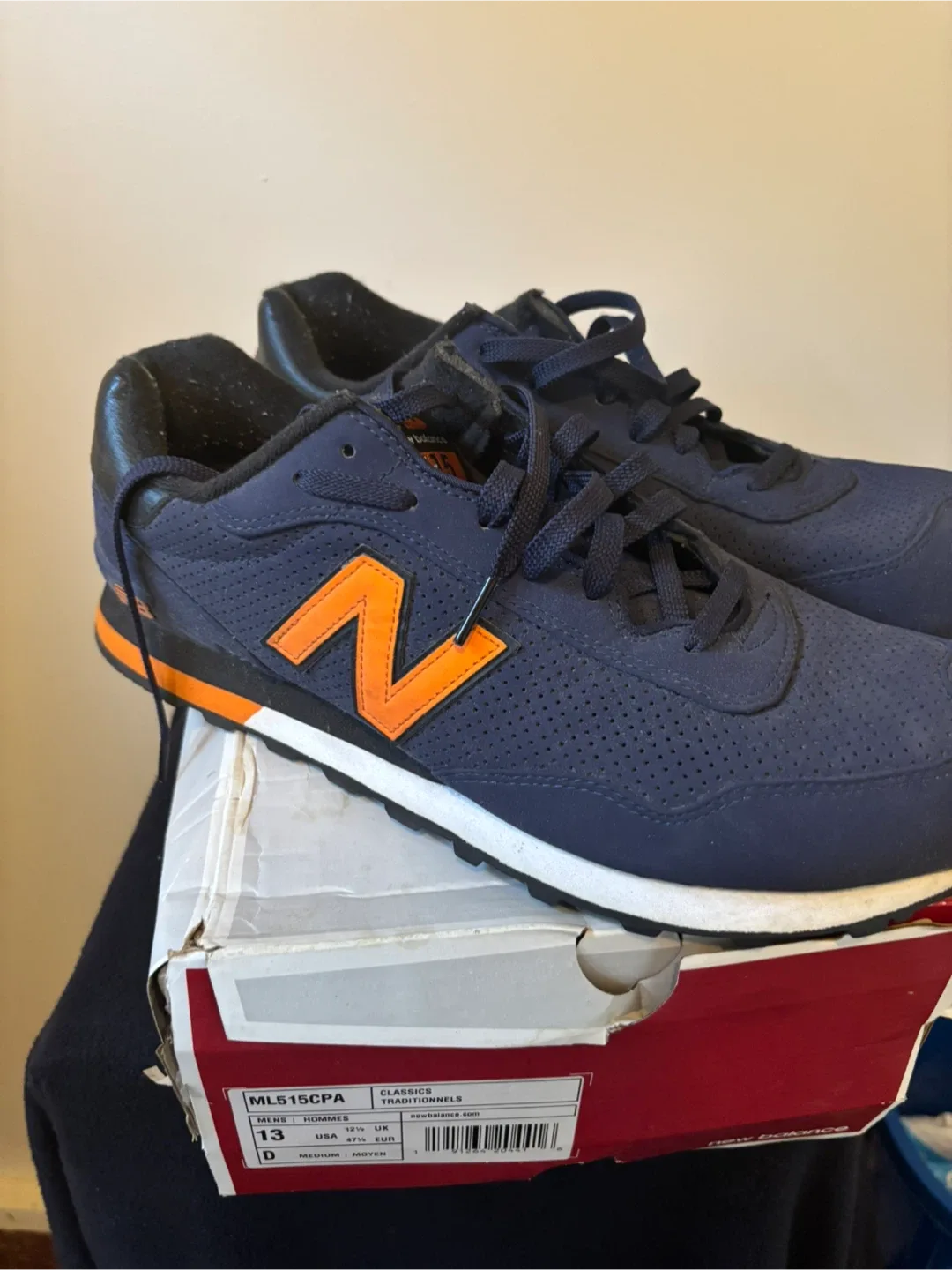 New Balance 515 Classics Blue/Orange - Men's Size 13 image indicator(2)