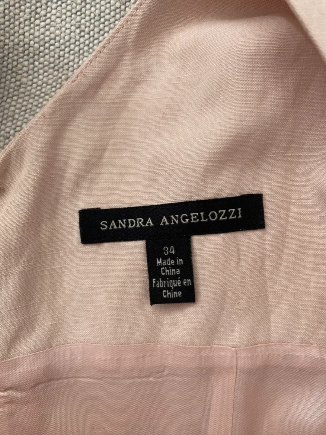 Sandra Angelozzi Pink Dress - Size Medium image indicator(4)