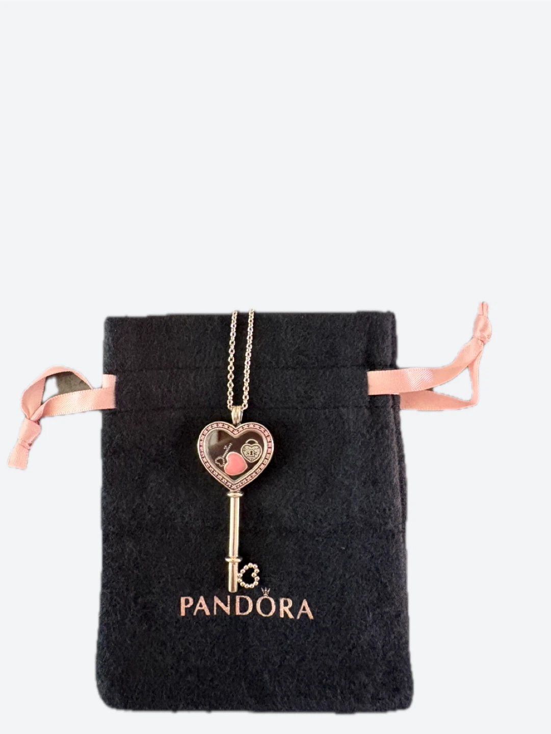 Pandora Heart Key Necklace - photo 2