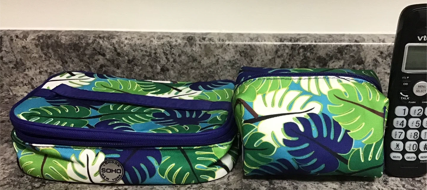 Soho London New York Cosmetic Bags - Set of 2