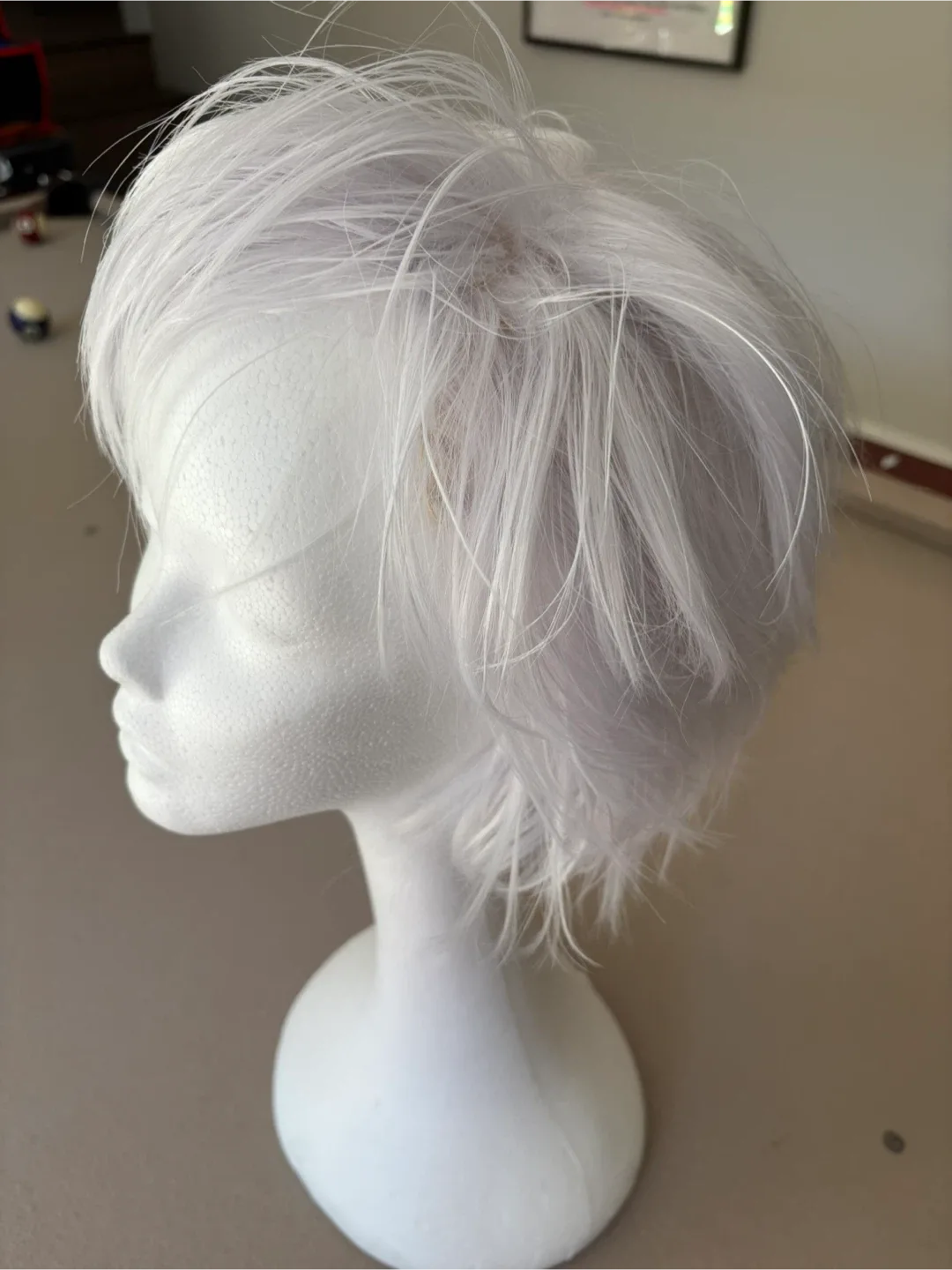 Silver white Wig image indicator(2)