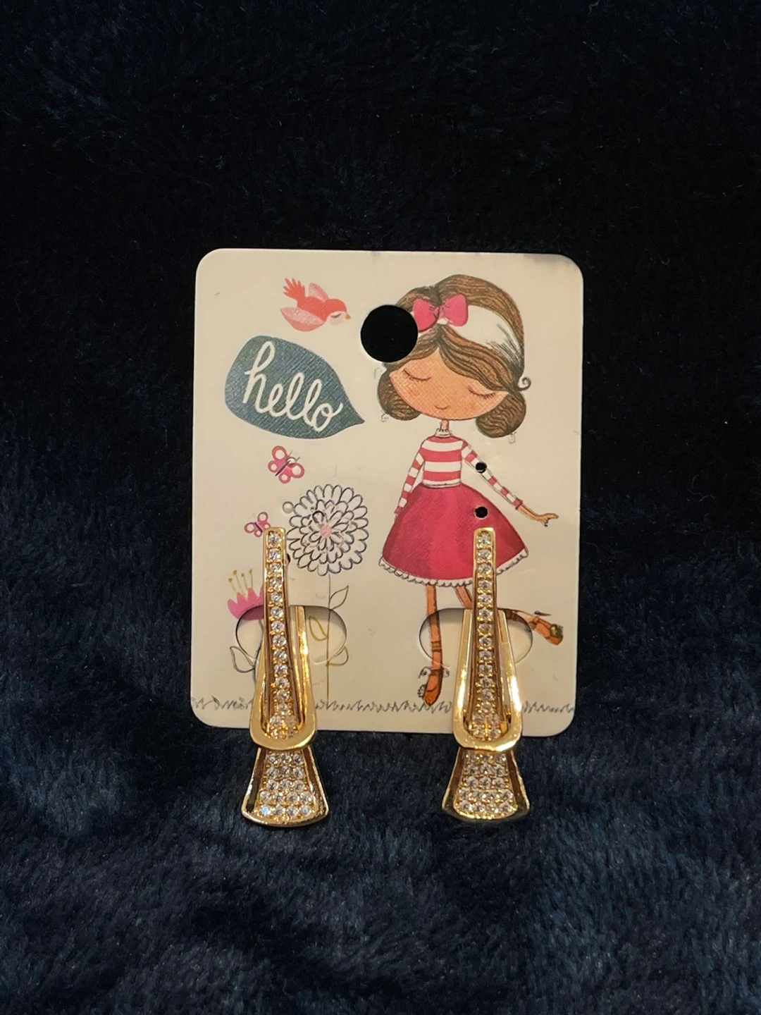 Gold-tone Drop Earrings