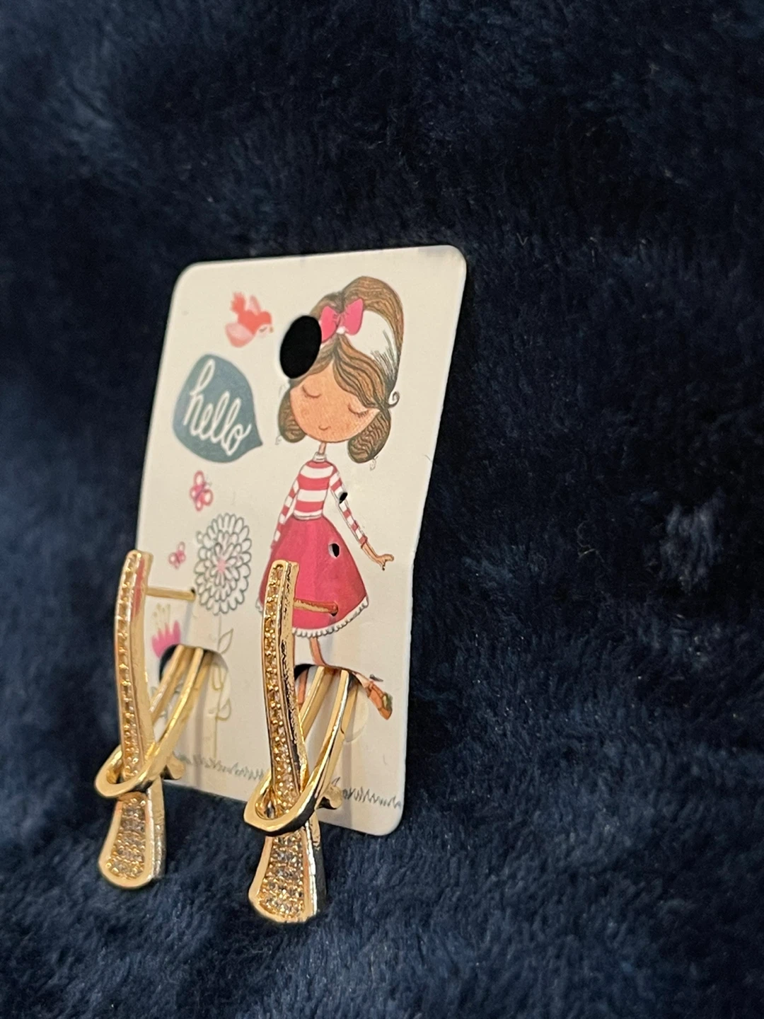 Gold-tone Drop Earrings - photo 2