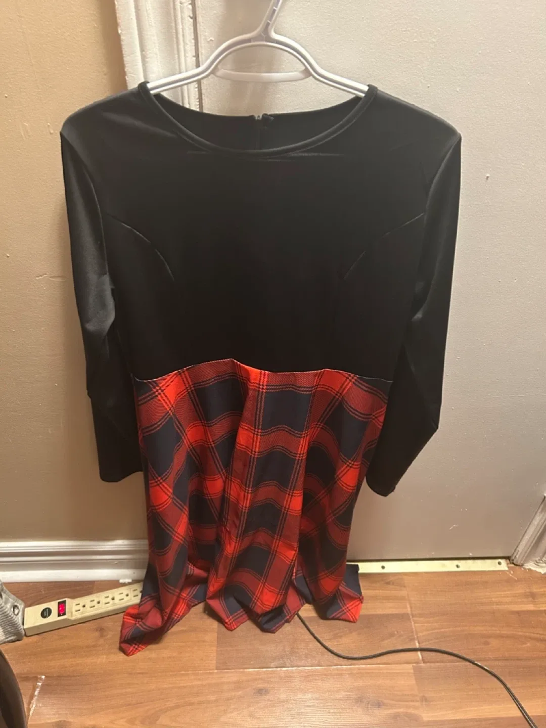 Black & Red Plaid Dress thumbnail