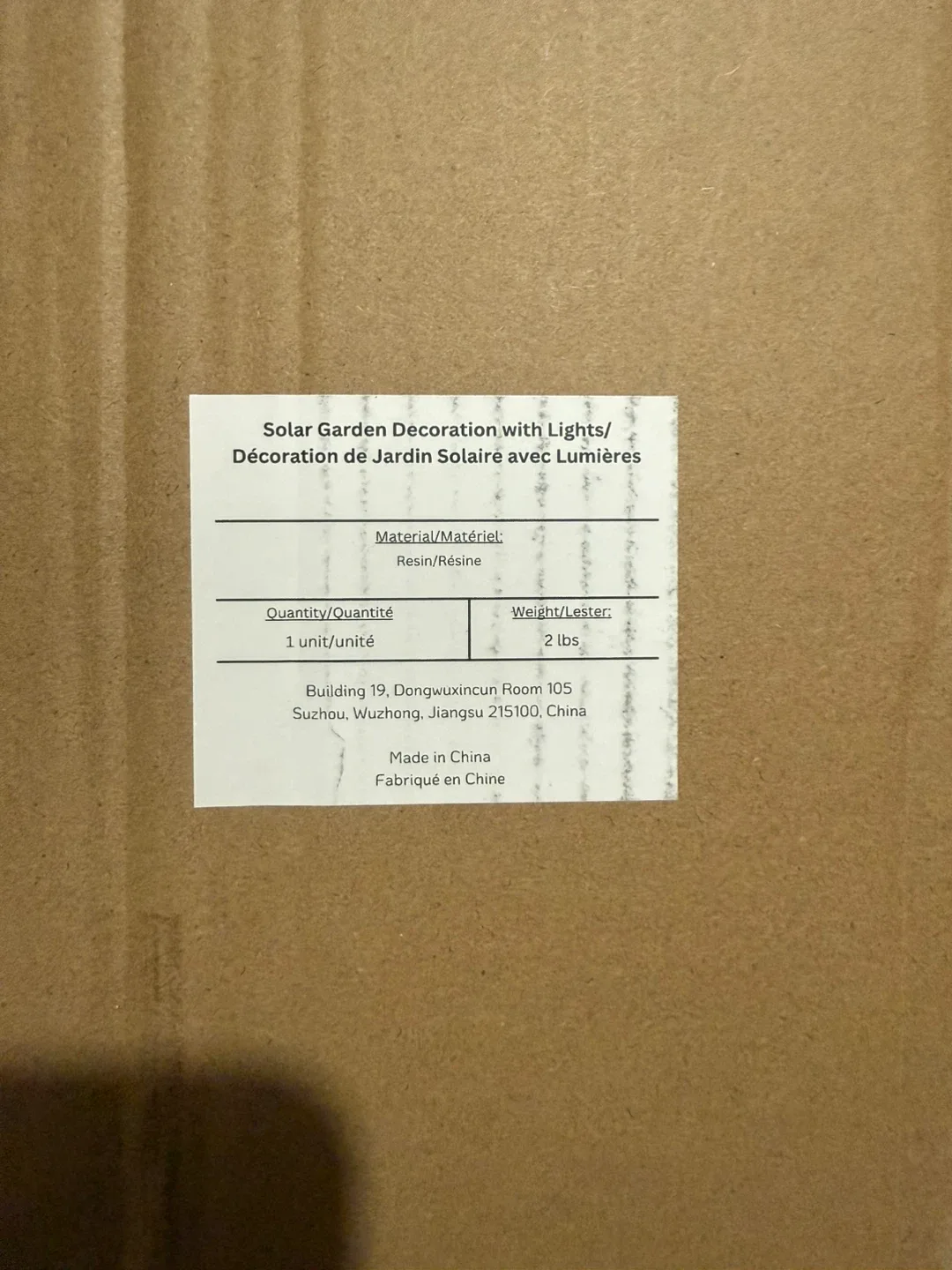 New in box! Solar Garden 12” Elephant Decor with Light image indicator(3)