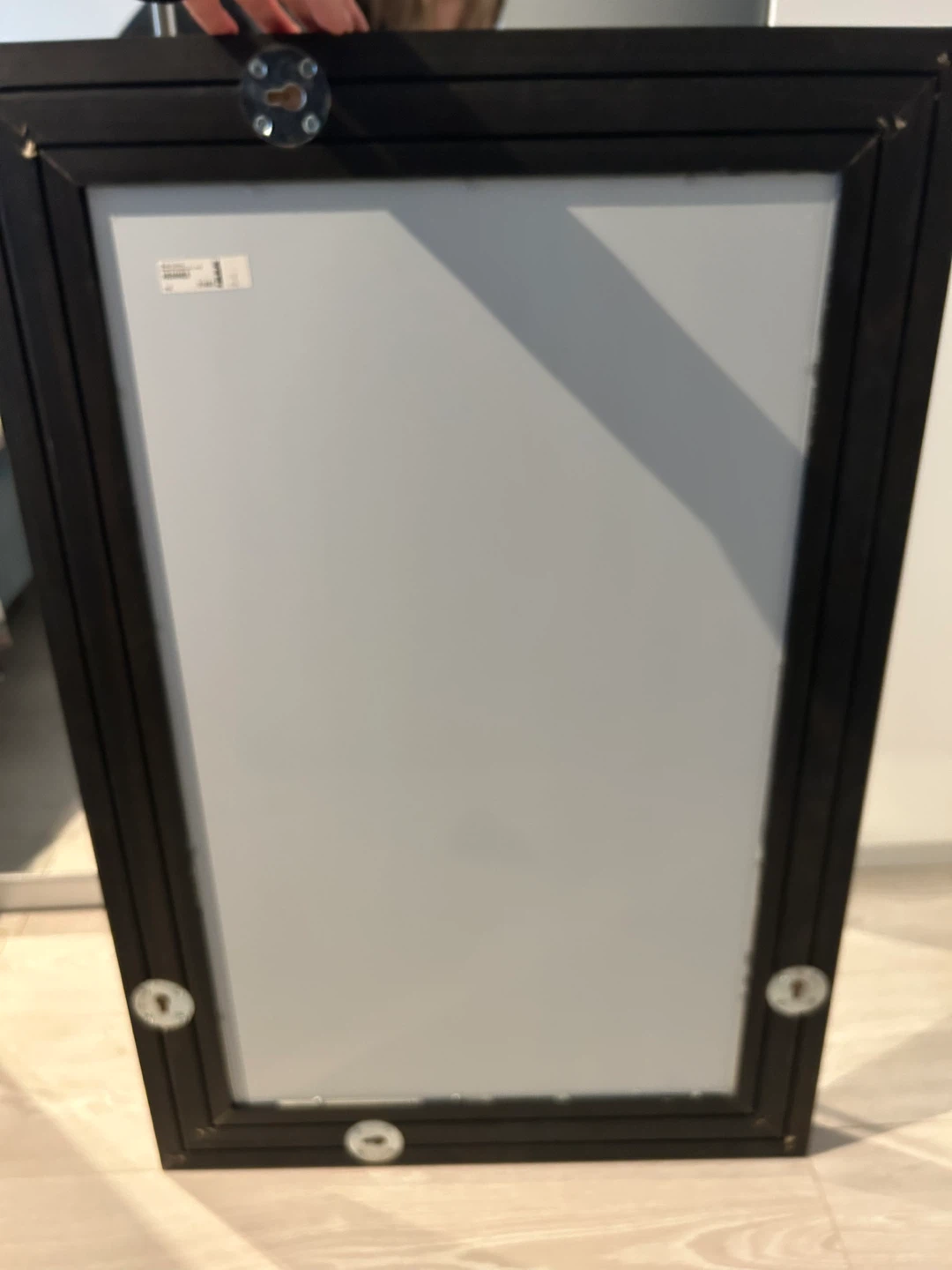 Dark Brown Wooden Framed Mirror - photo 2
