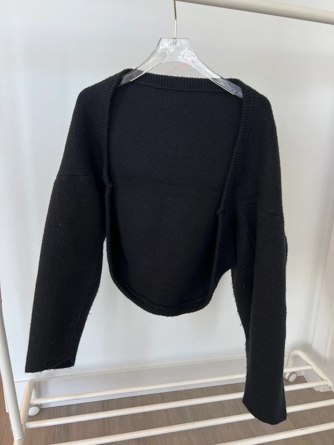 Black Knit Cardigan thumbnail