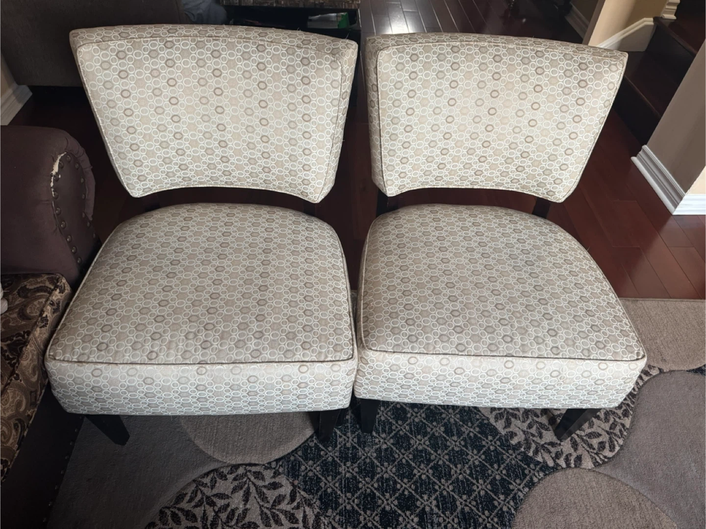Patterned Accent Chair