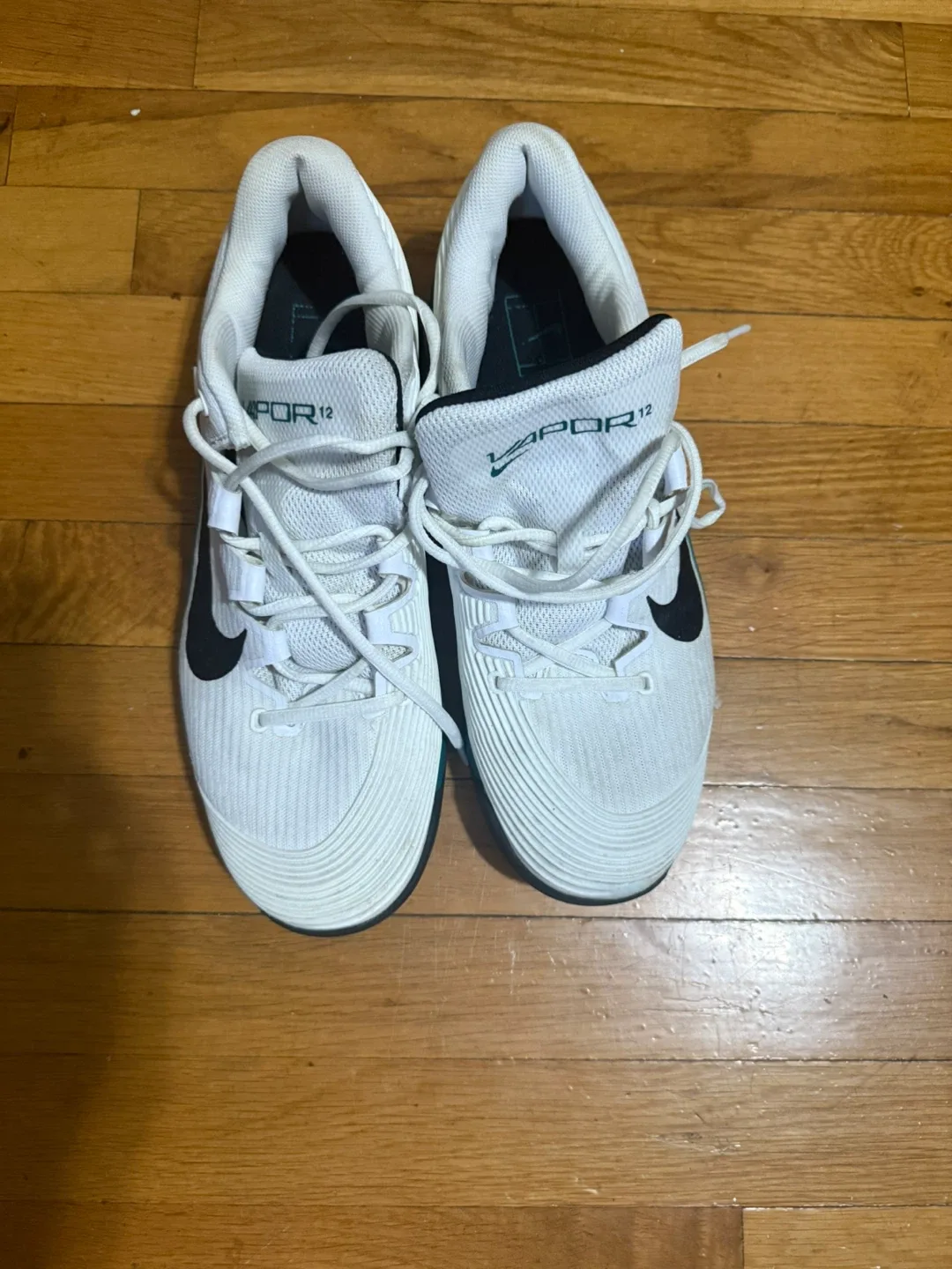 Nike Vapor 12 White Running Shoes size 11 image indicator(3)