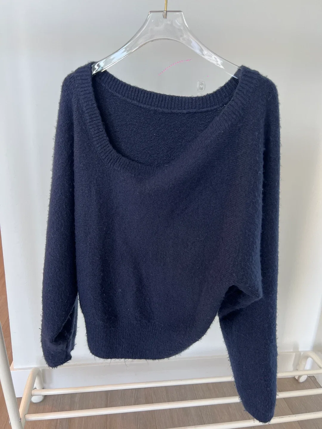 Navy Blue Knit Sweater thumbnail