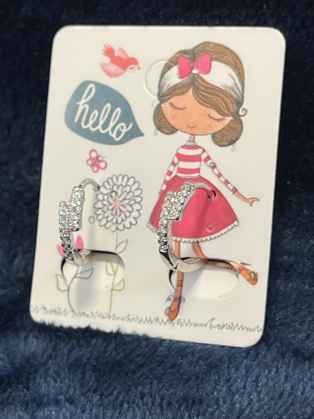 Sparkly Silver 925 Earrings