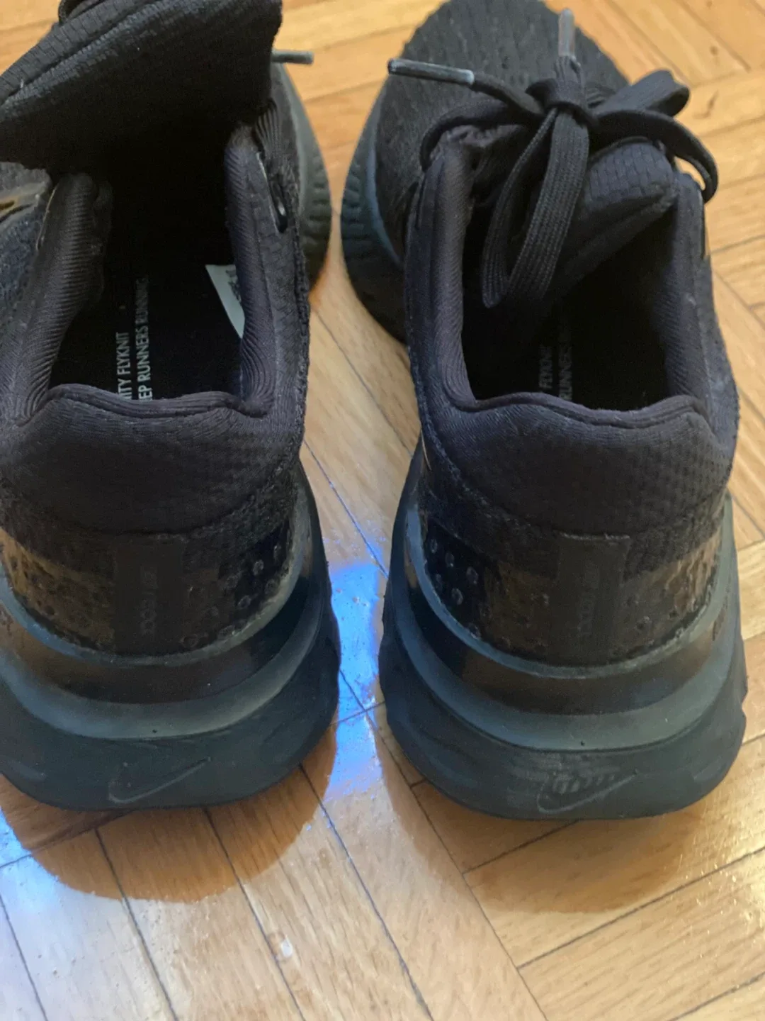 Nike React Infinity Flyknit 3 Black, Size 6.5 image indicator(2)