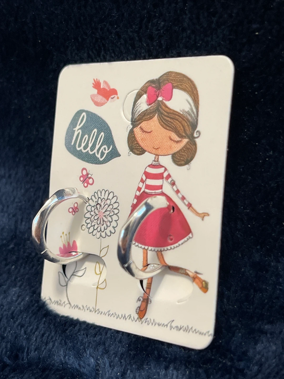 Girl's Silver 925 Earrings - New!