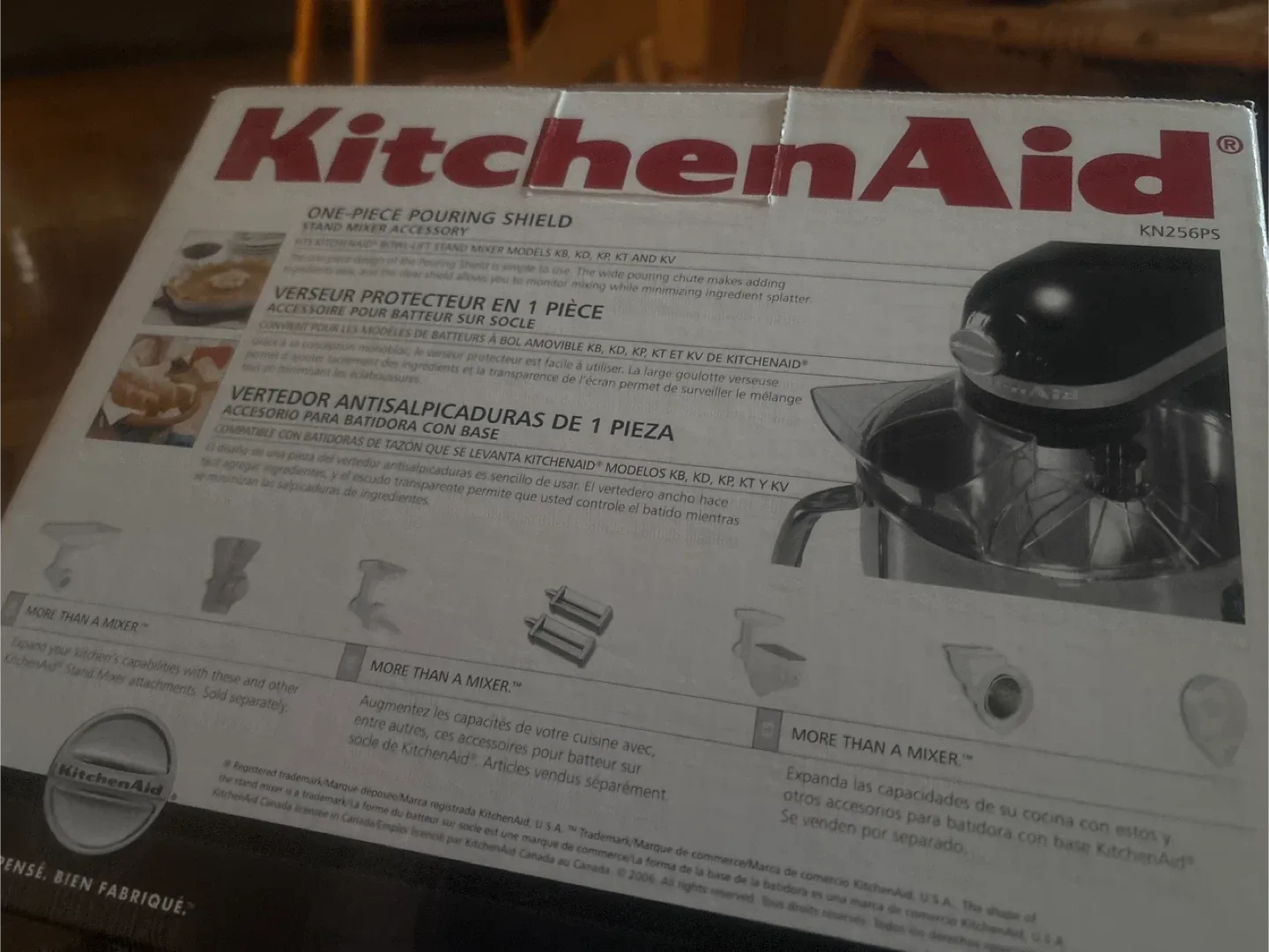 KitchenAid One-Piece Pouring Shield KN256PS