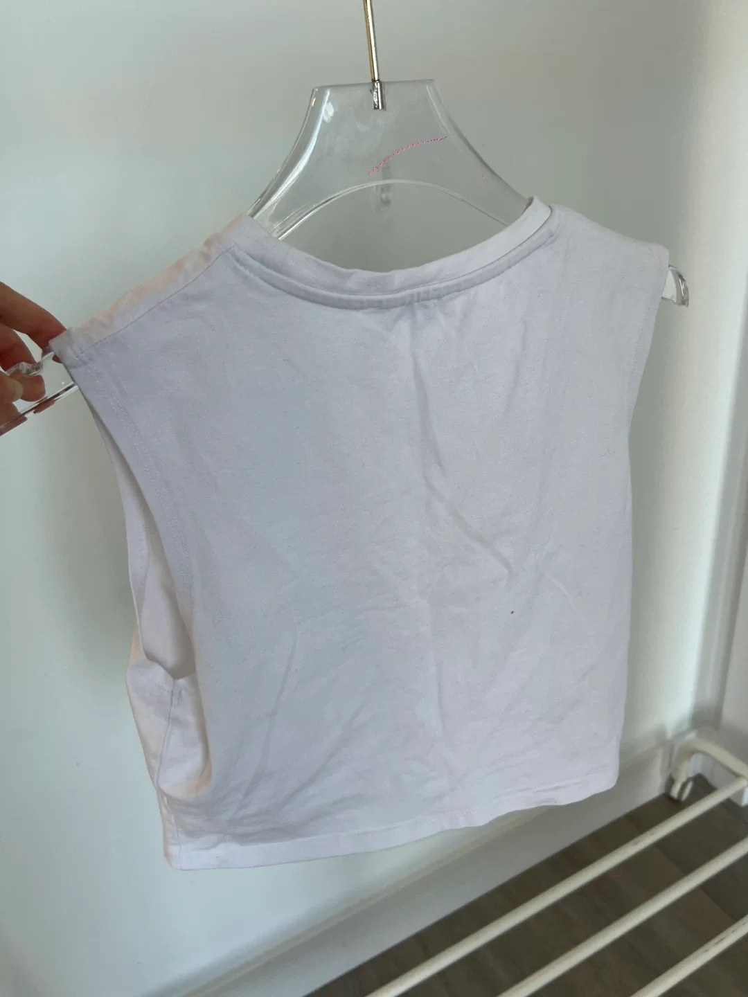 Zara White Sleeveless Top - Size M image indicator(3)