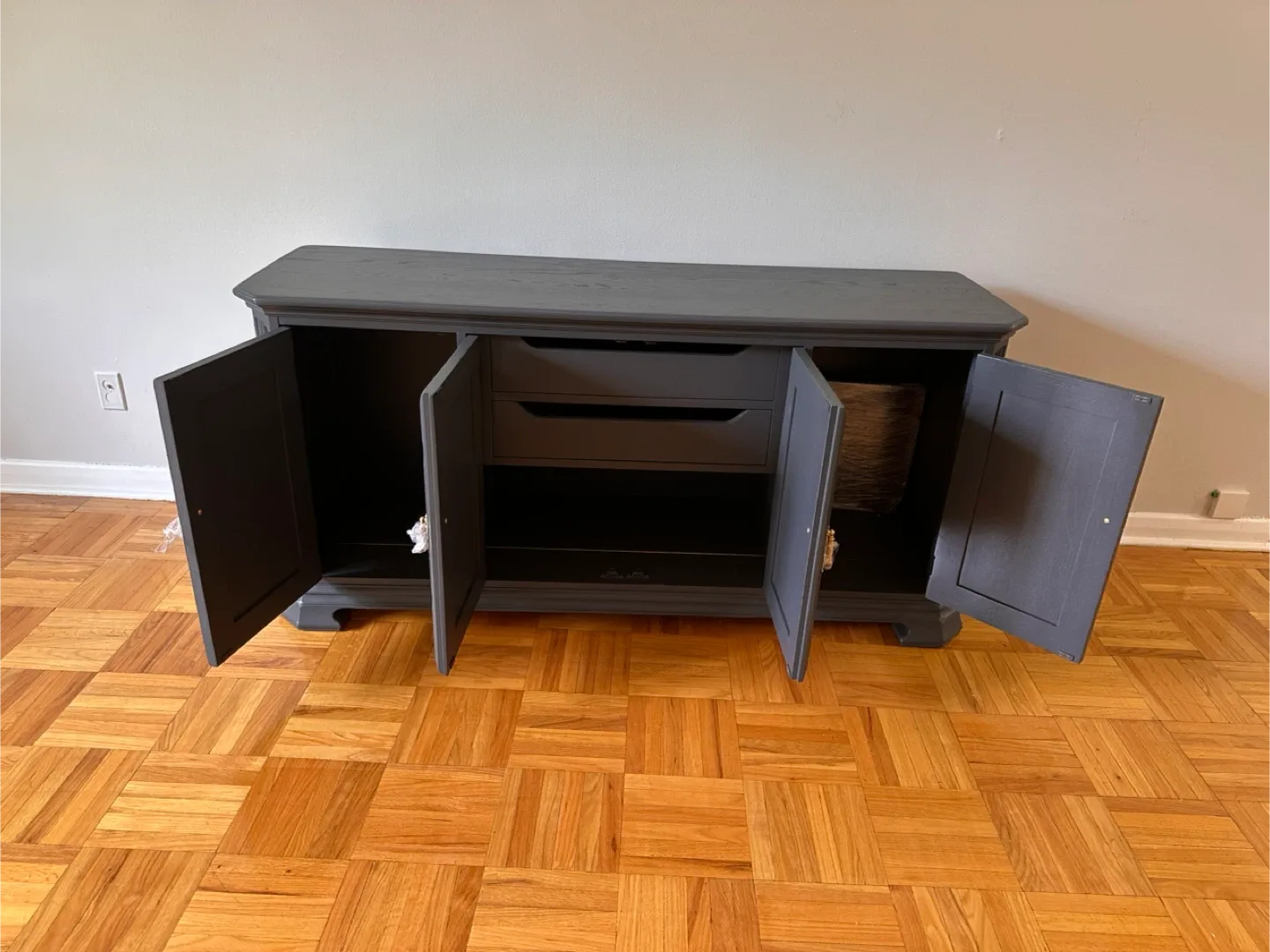 Dark Wooden Cabinet - 66 inches long image indicator(4)