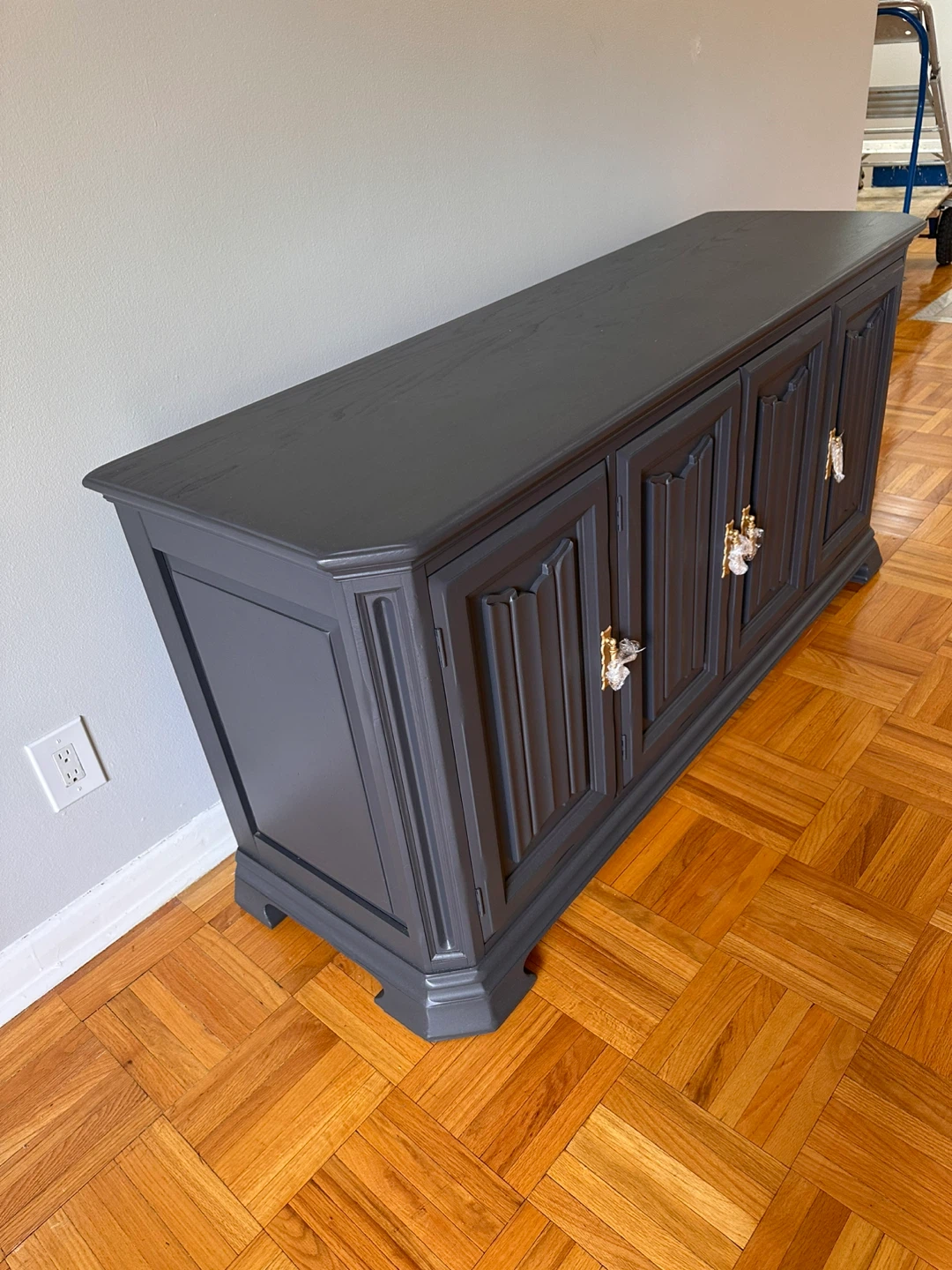 Dark Wooden Cabinet - 66 inches long - photo 3