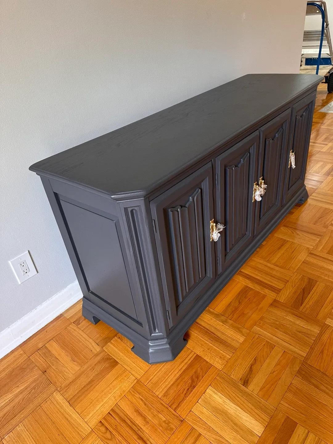 Dark Wooden Cabinet - 66 inches long image indicator(3)