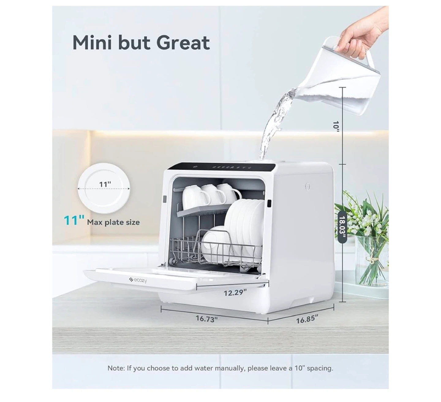 Brand new portable dishwasher never used just box opened - photo 3