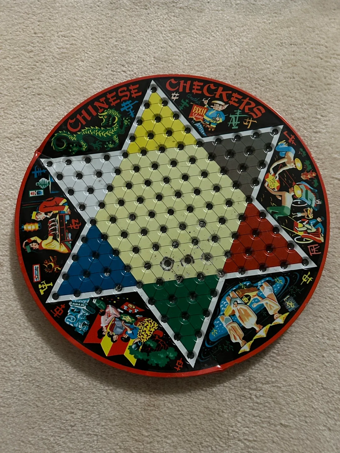 Vintage Chinese Checkers Game thumbnail
