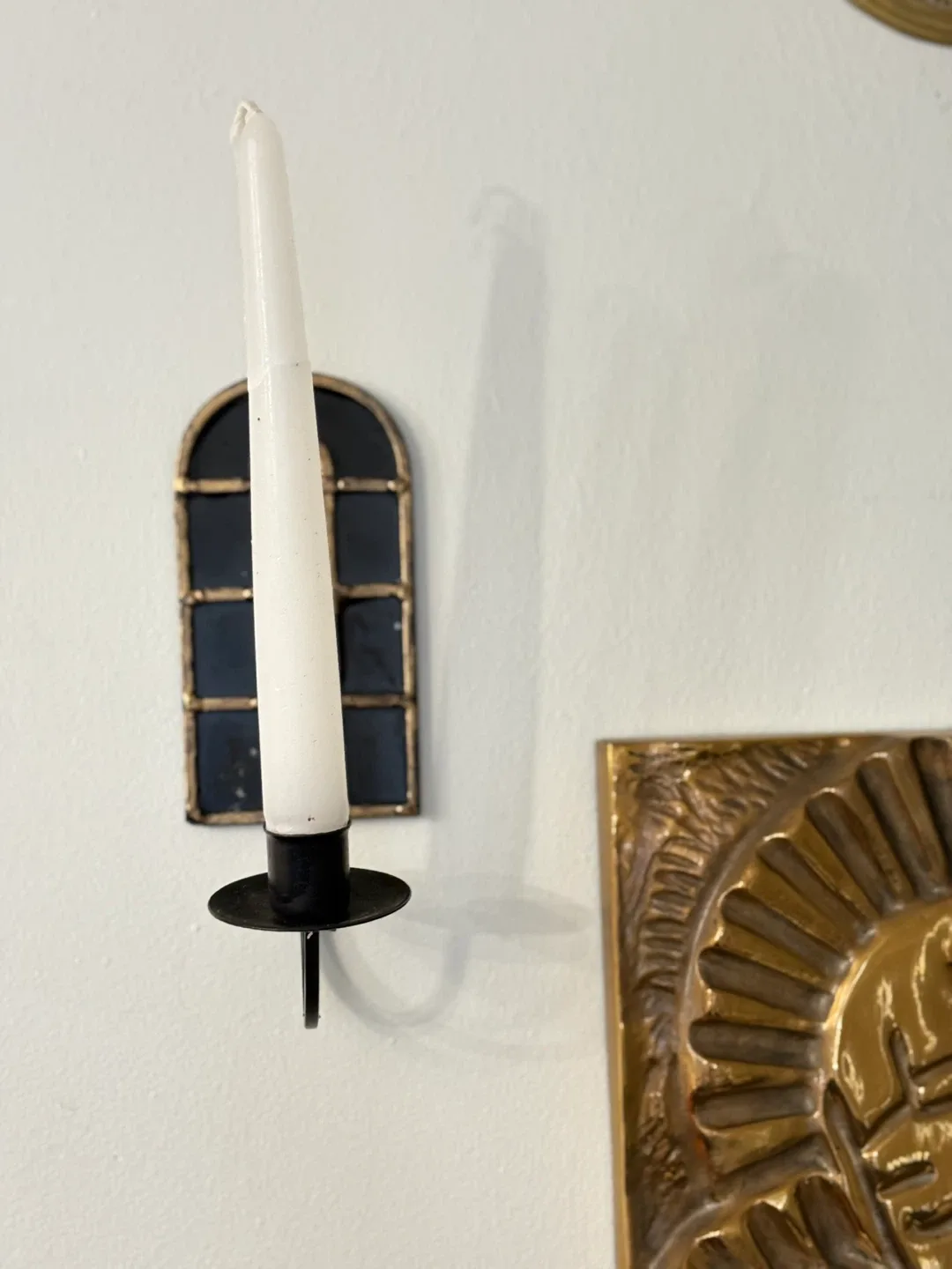 Black Candle Holder - Wall Mounted image indicator(8)