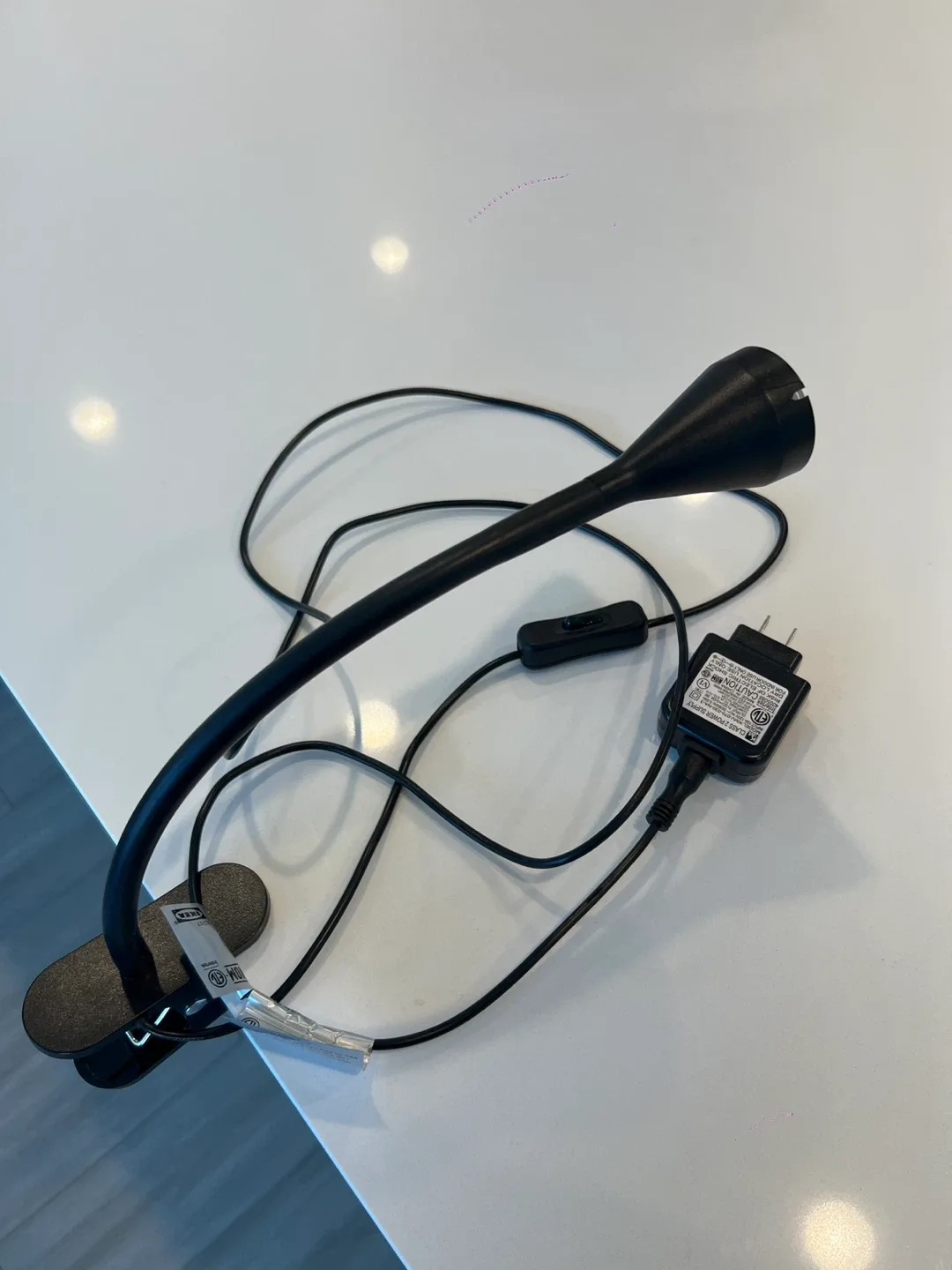 IKEA NÄVLINGE LED Clamp Spotlight - Black image indicator(3)