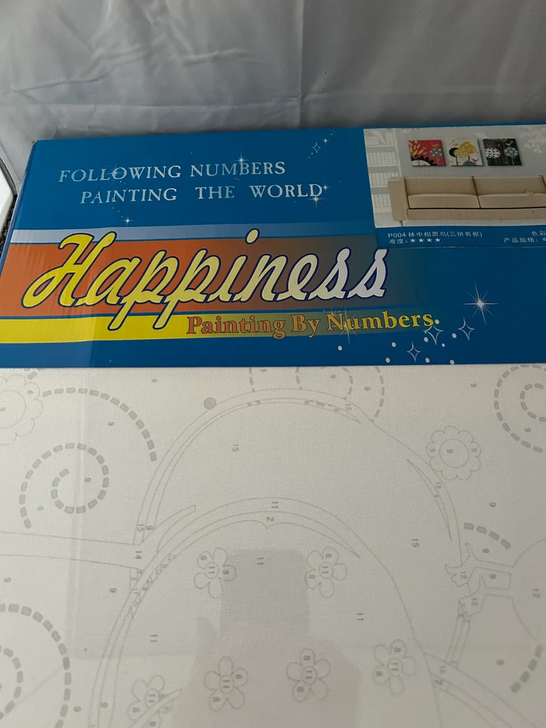 Happiness Painting By Numbers Kit thumbnail