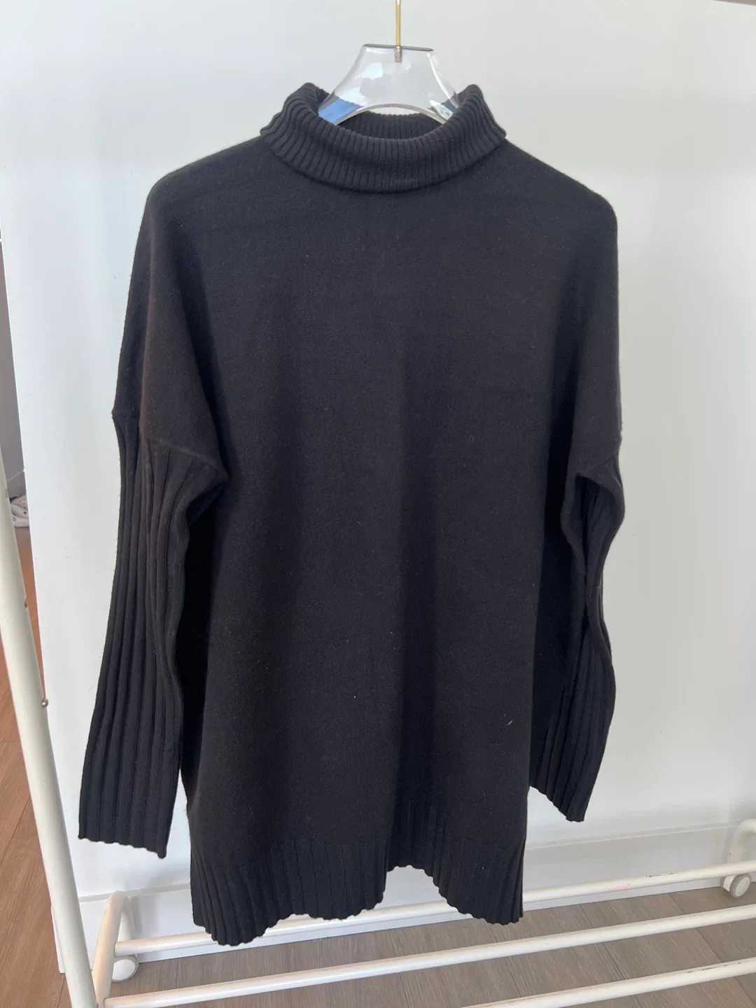 French Connection Black Turtleneck - Size S thumbnail